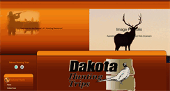 Desktop Screenshot of dakotahuntingtrips.com